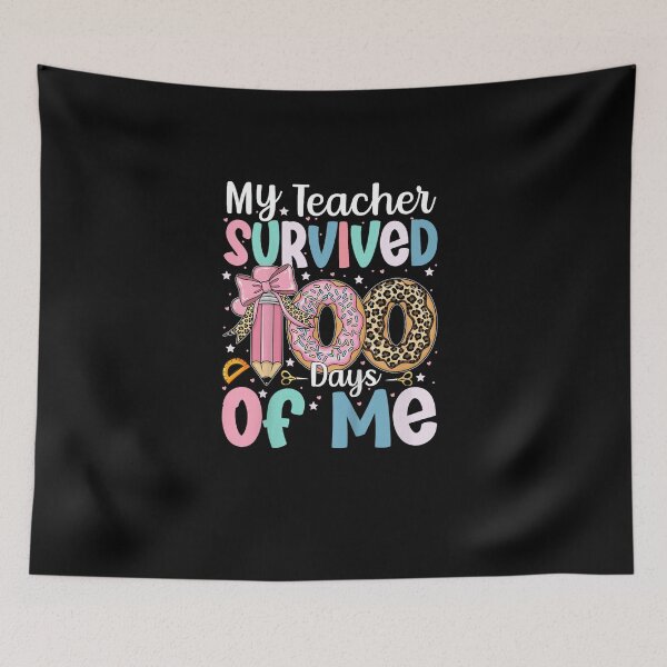 Item preview, My Teacher Survived 100 Days of Me 100th Day of School Girls designed and sold by Juansustait.