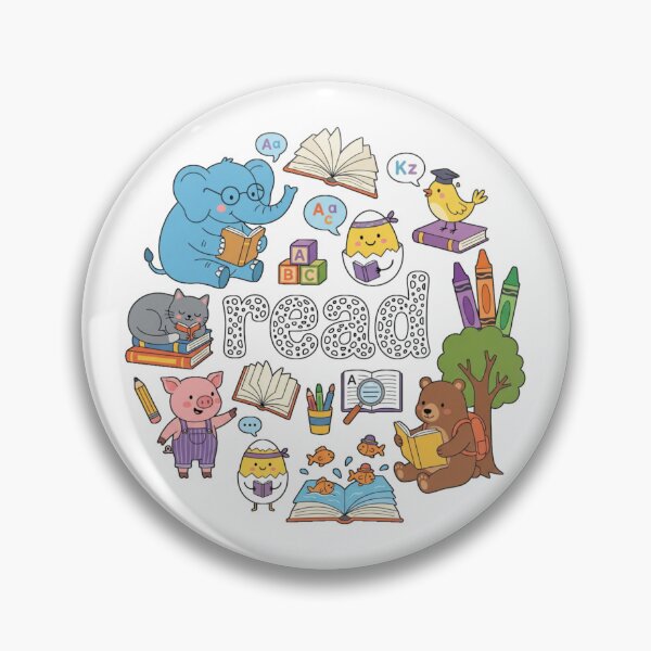 Item preview, Reading Teacher Literacy Animal Cute Cartoon Educational designed and sold by chattsuede.