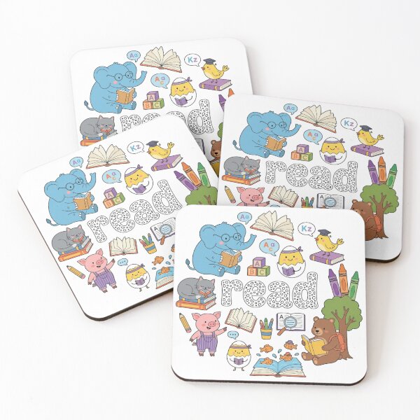 Item preview, Reading Teacher Literacy Animal Cute Cartoon Educational designed and sold by chattsuede.