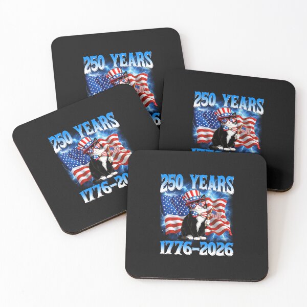 Item preview, 250 Years 1776 2026 250th USA Cat American Flag 4th of July designed and sold by yaginoie.