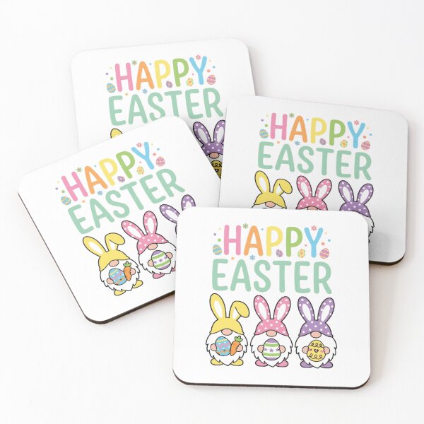 Item preview, Happy Easter Bunny Gnome Whimsical Cartoon Pastel designed and sold by chattsuede.