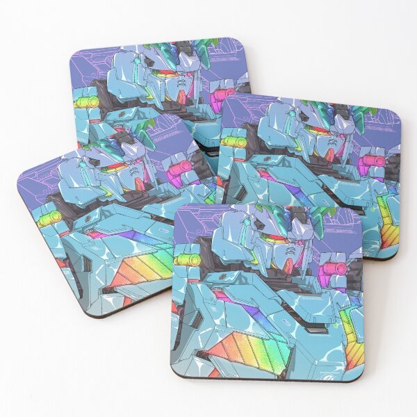 Item preview, Iridescent Unicorn Gundam Art - Anime Mecha Design designed and sold by deveerei.