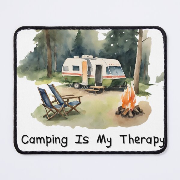 Item preview, Camping Is My Therapy Art designed and sold by NDMDesignStudio.