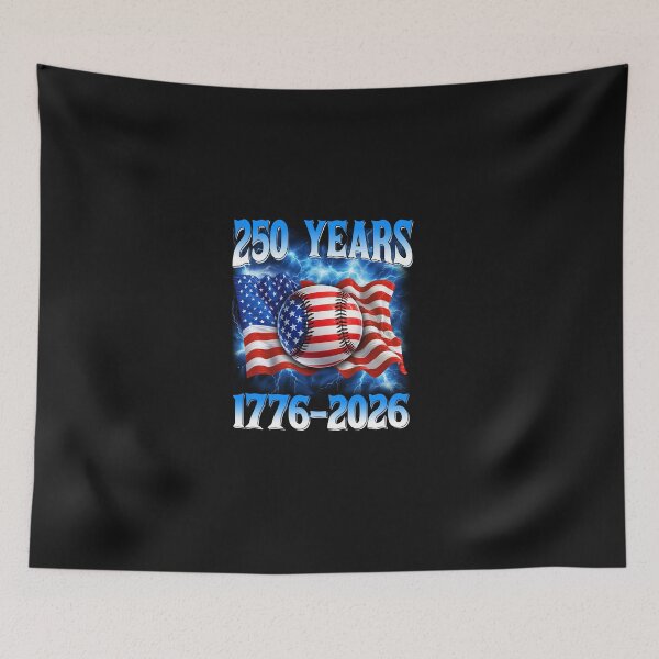 Item preview, 250 Years 1776 2026 250th Baseball American Flag 4th of July designed and sold by yaginoie.