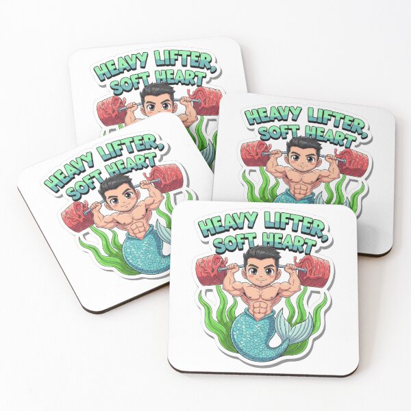 Item preview, Bara Chibi Merman: Heavy Lifter Soft Heart designed and sold by Baradreams.