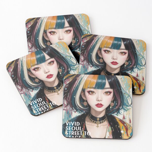 Item preview, Vivid Seoul Muse Vol. 02: Edgy K-Pop Street Style Art designed and sold by Slow Morning Art.
