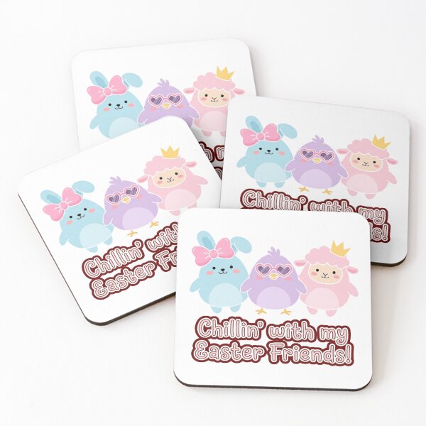 Item preview, Chillin with my Easter Friend Cute Animal Kawaii Pastel Cartoon designed and sold by chattsuede.