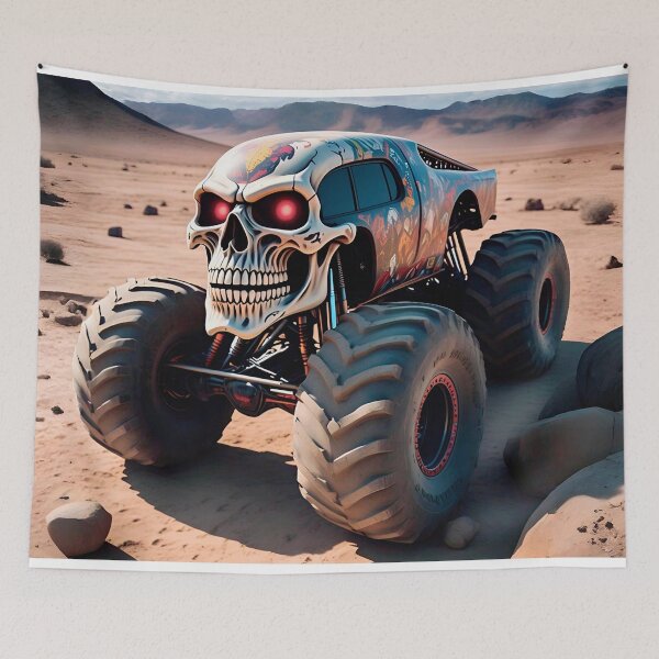 Item preview, Monster Truck Skull #2 designed and sold by UrbanTRIP.