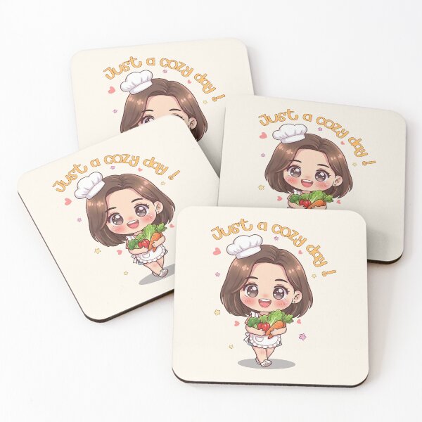 Item preview, Just a Cozy Day – Girly Cooking Self-Care Illustration | Cozy Day Collection designed and sold by Beeform.