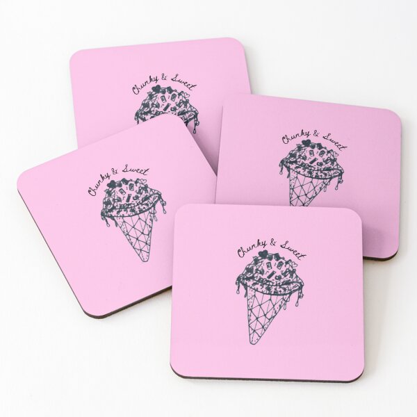 Item preview, Happy Valentine's Day Chunky & Sweet Ice Cream Cone Hand Drawn Art designed and sold by Uplifting Vib'n Design and Decor .
