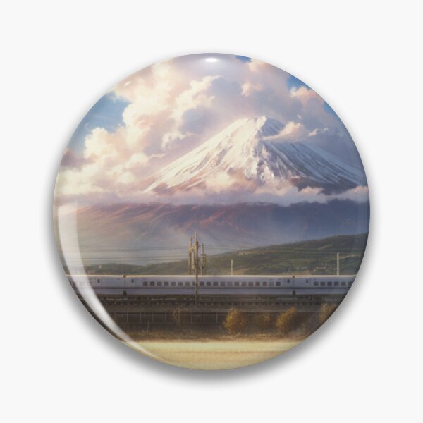 Item preview, Mount Fuji and Shinkansen – Japanese Scenic Landscape Art designed and sold by JapanPopArt.