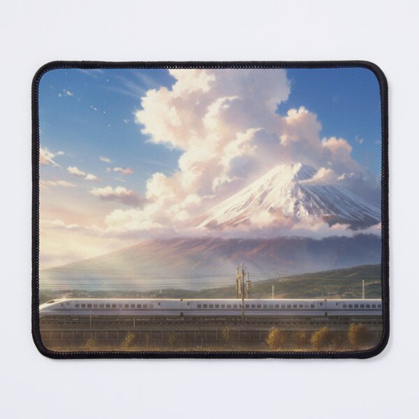 Item preview, Mount Fuji and Shinkansen – Japanese Scenic Landscape Art designed and sold by JapanPopArt.