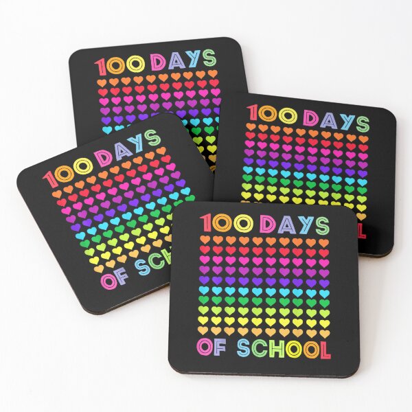 Item preview, 100th Day of School and Still Loving It 100 Rainbow Hearts designed and sold by Juansustait.