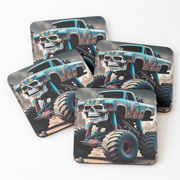 Item preview, Monster Truck Skull #3 designed and sold by UrbanTRIP.