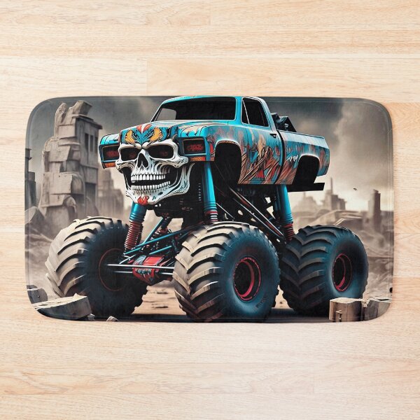 Item preview, Monster Truck Skull #3 designed and sold by UrbanTRIP.