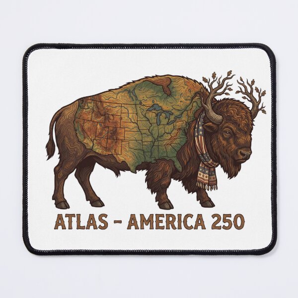 Item preview, The Great American Buffalo Atlas designed and sold by DamianRoy88.