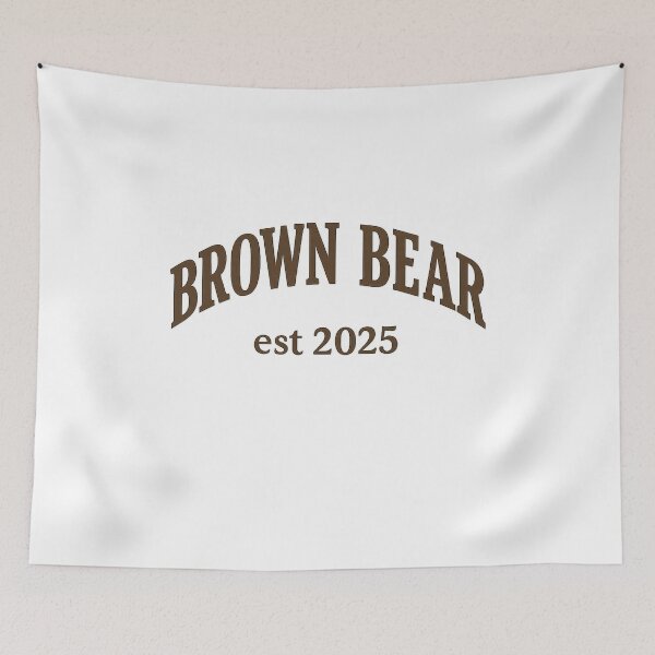 Item preview, Brown Bear Est. 2025 – Premium Minimalist Boutique Logo Design designed and sold by GarnerSupplyCo.