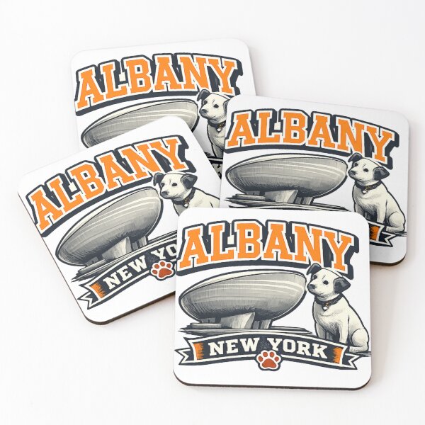 Item preview, Albany New York Nipper Dog Landmark designed and sold by Item Geeks.
