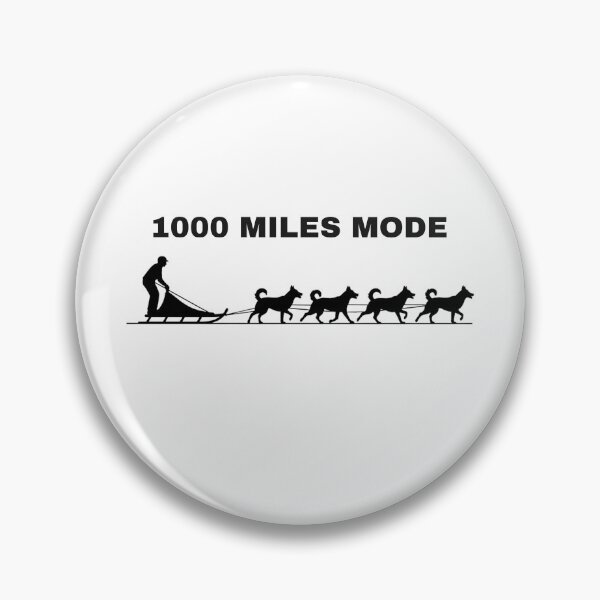 Item preview, 1000 Miles Mode – Dog husky designed and sold by The Jolly Husky .