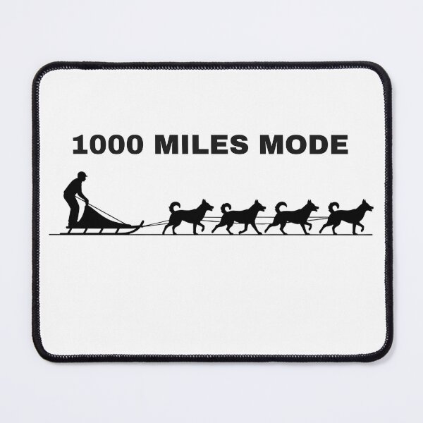 Item preview, 1000 Miles Mode – Dog husky designed and sold by The Jolly Husky .