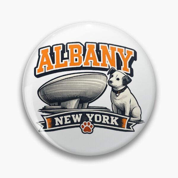 Item preview, Albany New York Nipper Dog Landmark designed and sold by Item Geeks.