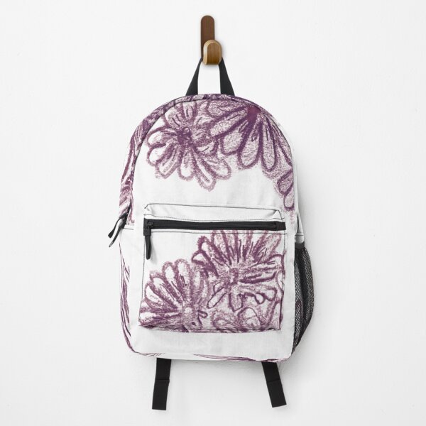 Item preview, Cherry Hue Pencil Sketched Wildflower Bouquet designed and sold by Uplifting Vib'n Design and Decor .