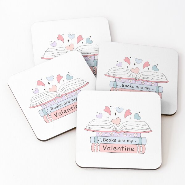 Item preview, Books are my Valentine designed and sold by Julza Art.