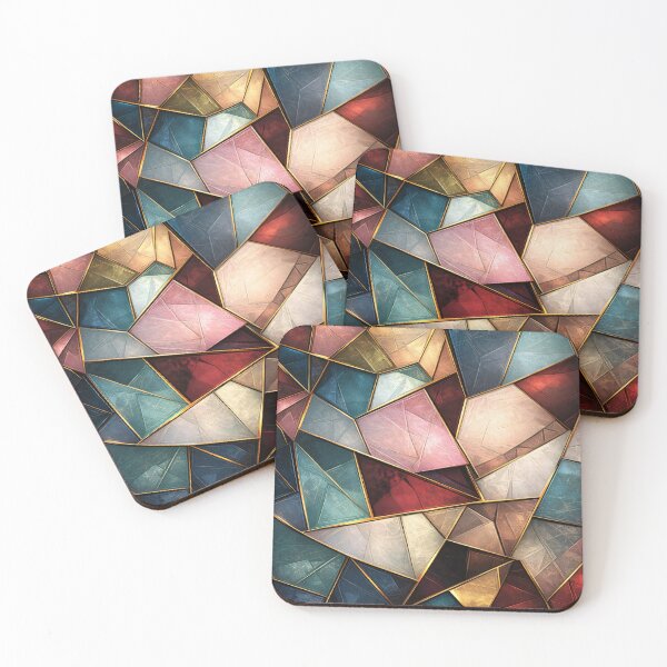Item preview, Gilded Prism Mosaic designed and sold by Kaleidoscope Print.