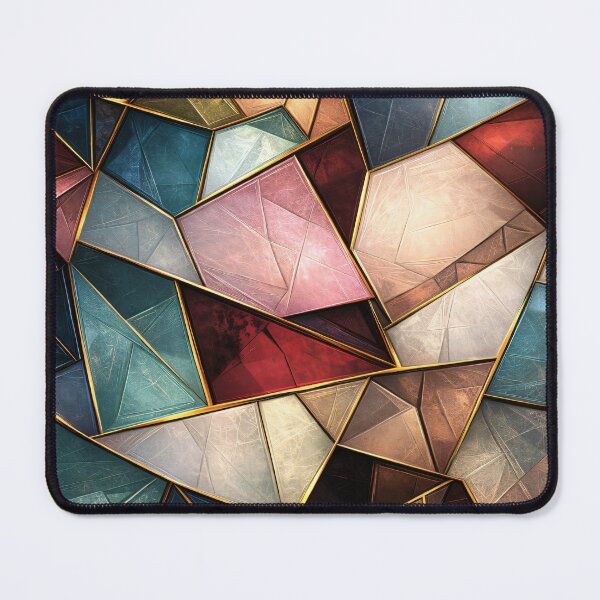 Item preview, Gilded Prism Mosaic designed and sold by Kaleidoscope Print.