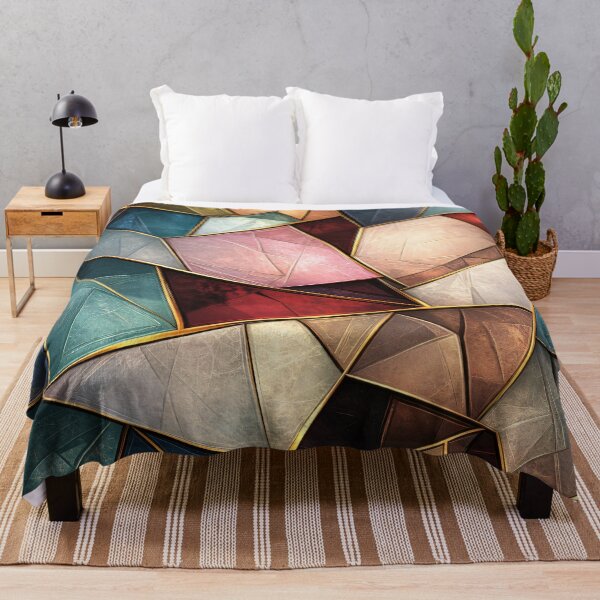 Item preview, Gilded Prism Mosaic designed and sold by Kaleidoscope Print.