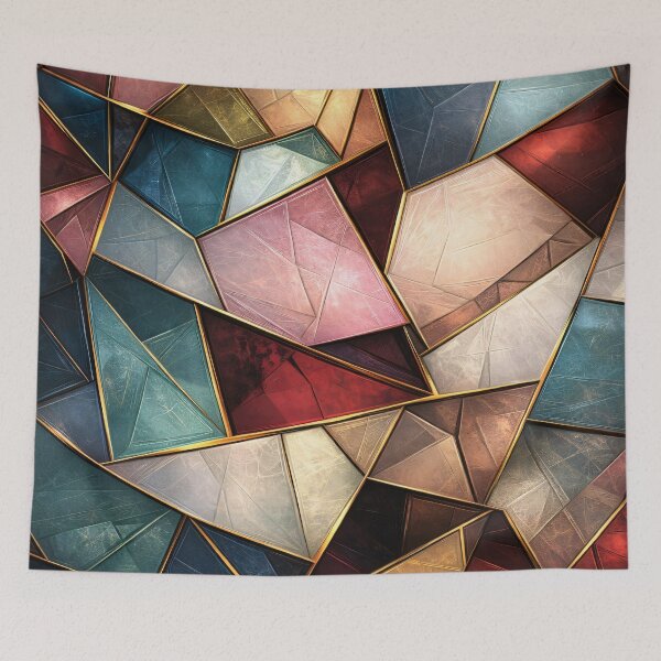 Item preview, Gilded Prism Mosaic designed and sold by Kaleidoscope Print.