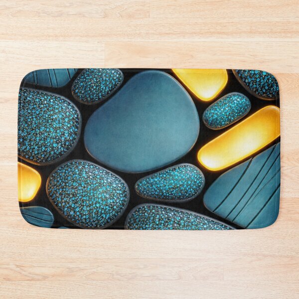 Item preview, Midnight Pebble Glow designed and sold by Kaleidoscope Print.