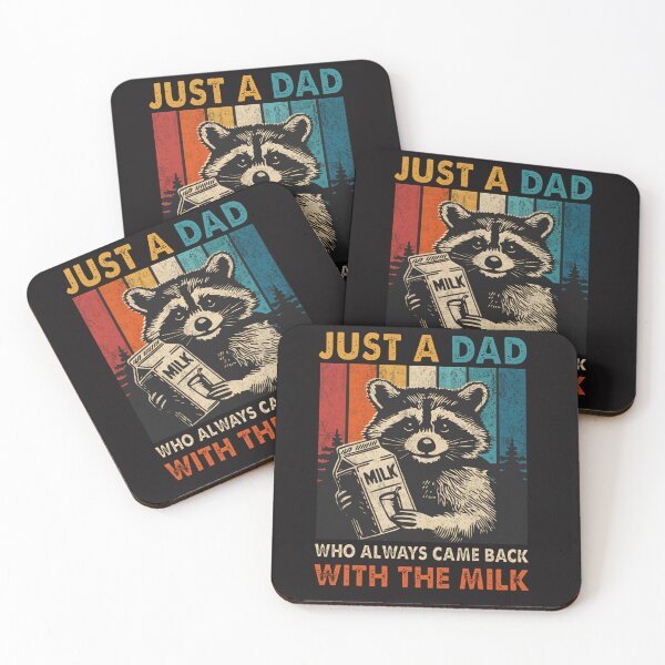 Item preview, Just a Dad Who Always Came Back With the Milk designed and sold by H3ll-Ash-Studio.