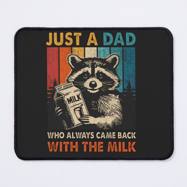 Item preview, Just a Dad Who Always Came Back With the Milk designed and sold by H3ll-Ash-Studio.