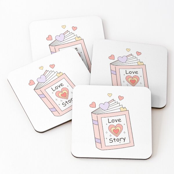 Item preview, Valentine Book with Hearts - Love Story designed and sold by Julza Art.