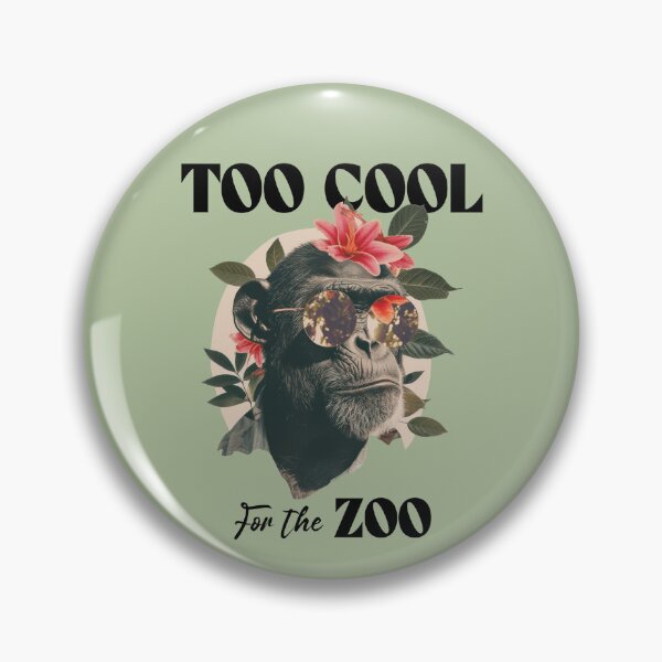 Item preview, Too Cool for the Zoo Chimp designed and sold by Sachie's Studio.