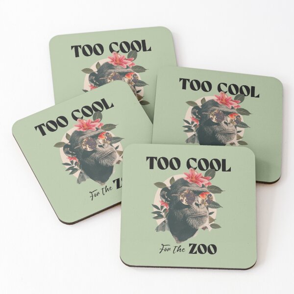 Item preview, Too Cool for the Zoo Chimp designed and sold by Sachie's Studio.