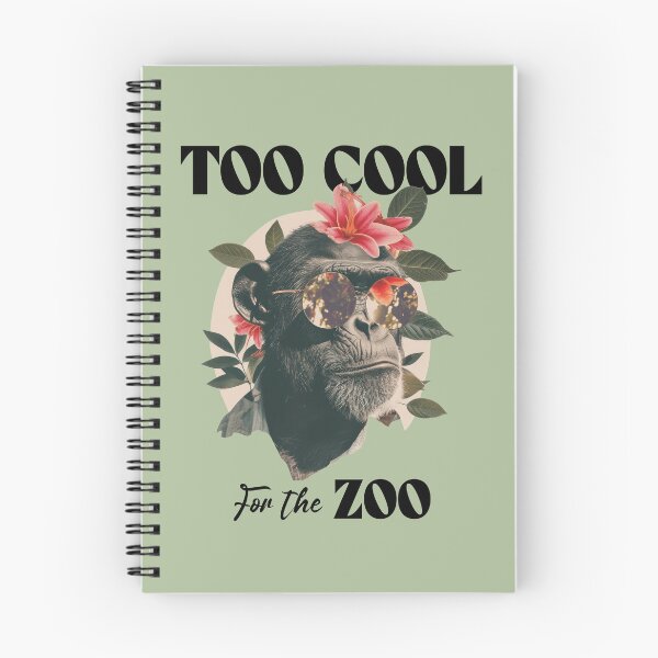 Item preview, Too Cool for the Zoo Chimp designed and sold by Sachie's Studio.