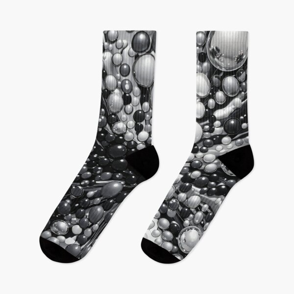 Item preview, Monochrome Bubble Vortex designed and sold by Kaleidoscope Print.