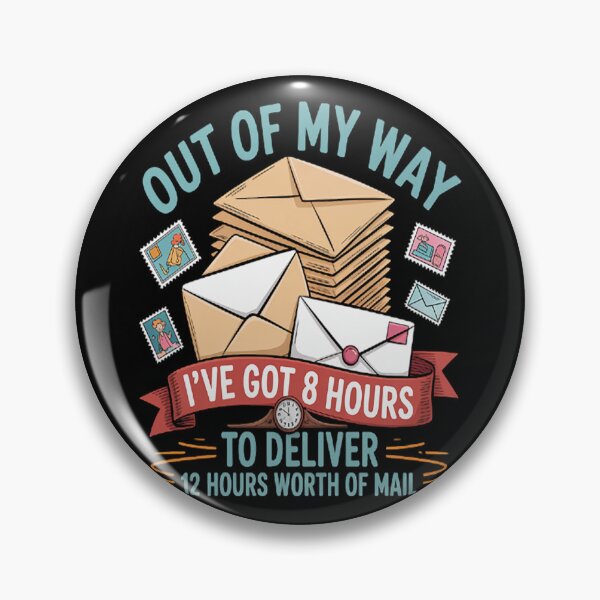 Item preview, Mail carrier 12 hours of mail designed and sold by LacostCarl.
