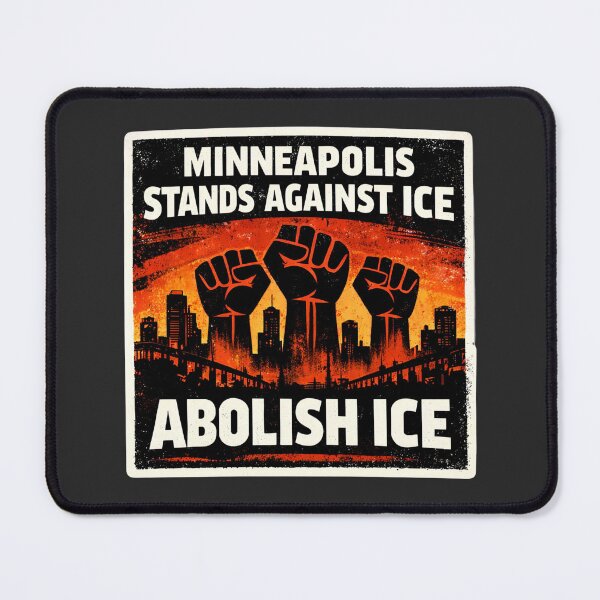 Item preview, Minneapolis Anti-ICE Protest Poster Print designed and sold by PinUpPizzazz.