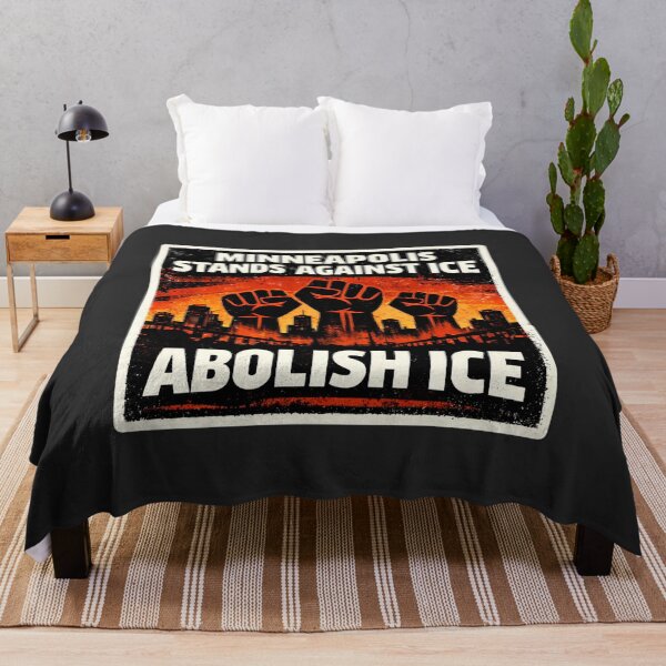 Item preview, Minneapolis Anti-ICE Protest Poster Print designed and sold by PinUpPizzazz.