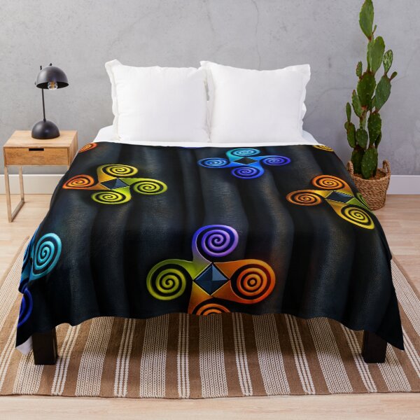 Item preview, Neon Triskelion Spirals designed and sold by Kaleidoscope Print.