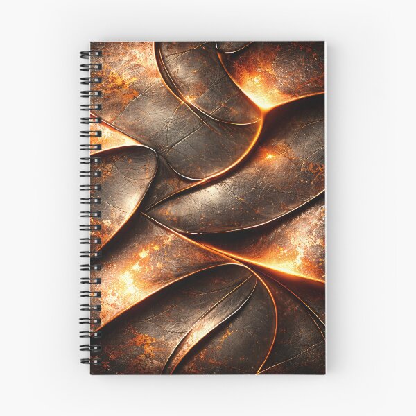 Item preview, Molten Copper Folds designed and sold by Kaleidoscope Print.