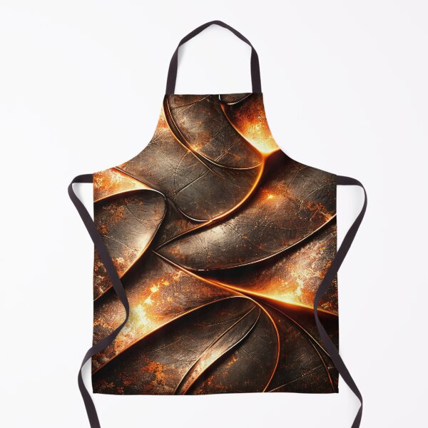 Item preview, Molten Copper Folds designed and sold by Kaleidoscope Print.