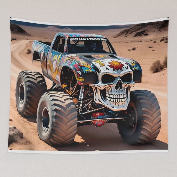 Item preview, Monster Truck Skull # designed and sold by UrbanTRIP.