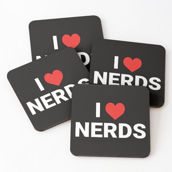 Item preview, I Love Nerds – Funny Geek Humor Design designed and sold by MadUX.