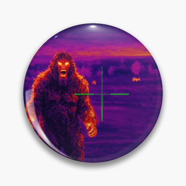 Item preview, Bigfoot Seen in Thermal Scope – Funny Sasquatch Infrared Hunting Parody Art designed and sold by jpm70.