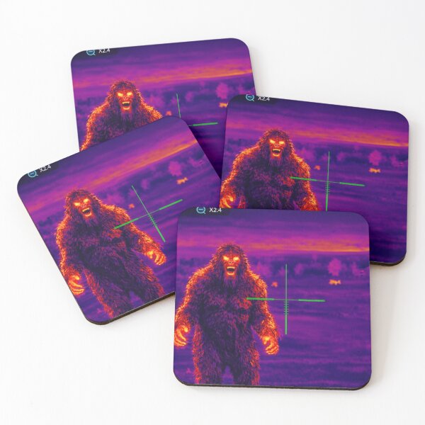 Item preview, Bigfoot Seen in Thermal Scope – Funny Sasquatch Infrared Hunting Parody Art designed and sold by jpm70.