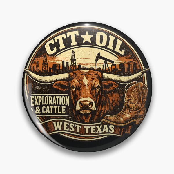 Item preview, CTT Oil Exploration & Cattle Company Texas designed and sold by tarikusa02.